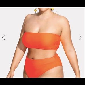 BRAND NEW NEON ORANGE ZAFUL BIKINI TOP